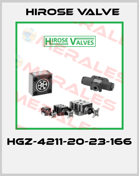 HGZ-4211-20-23-166  Hirose Valve