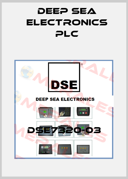DSE7320-03 DEEP SEA ELECTRONICS PLC