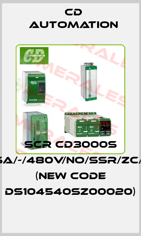 SCR CD3000S 1PH/45A/-/480V/NO/SSR/ZC/NF/EM (new code DS104540SZ00020) CD AUTOMATION