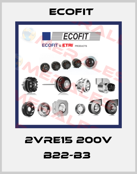 2VRE15 200V B22-B3  Ecofit