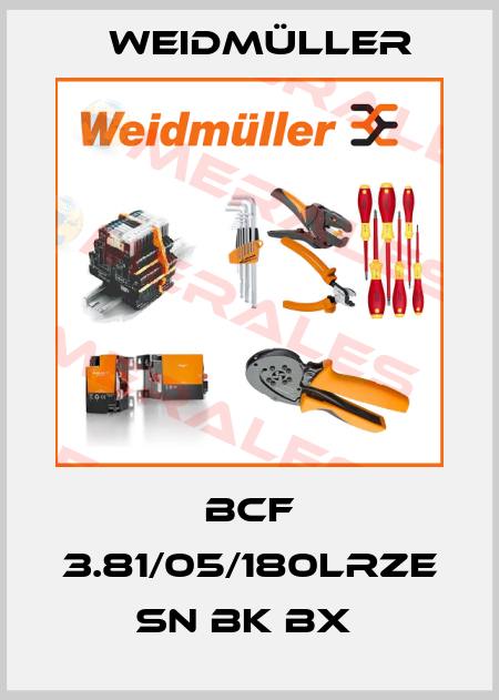 BCF 3.81/05/180LRZE SN BK BX  Weidmüller
