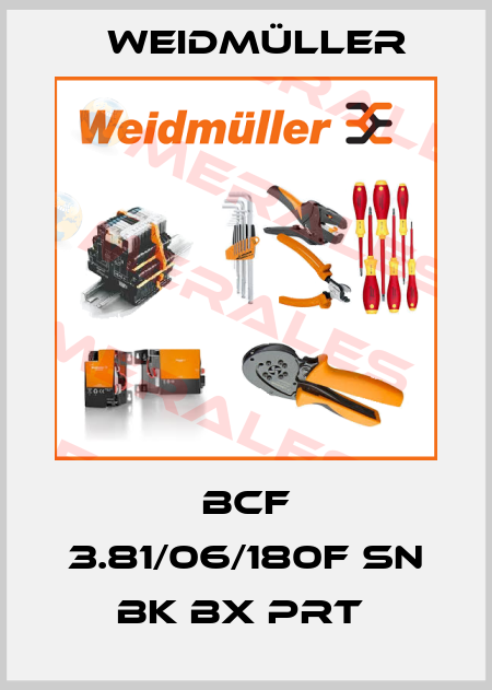 BCF 3.81/06/180F SN BK BX PRT  Weidmüller