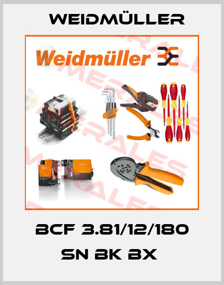BCF 3.81/12/180 SN BK BX  Weidmüller