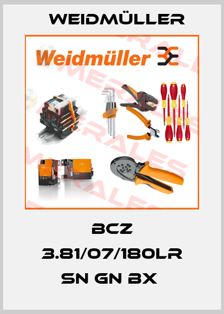 BCZ 3.81/07/180LR SN GN BX  Weidmüller