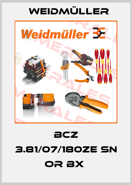 BCZ 3.81/07/180ZE SN OR BX  Weidmüller