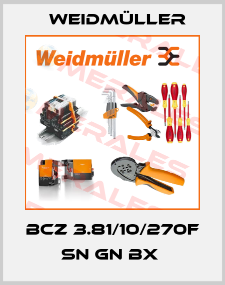 BCZ 3.81/10/270F SN GN BX  Weidmüller