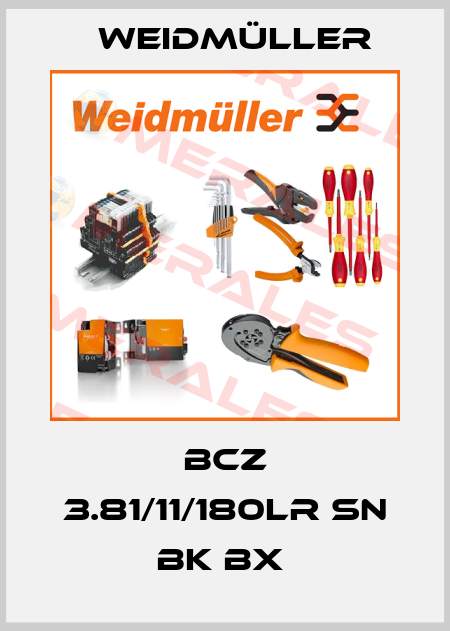 BCZ 3.81/11/180LR SN BK BX  Weidmüller