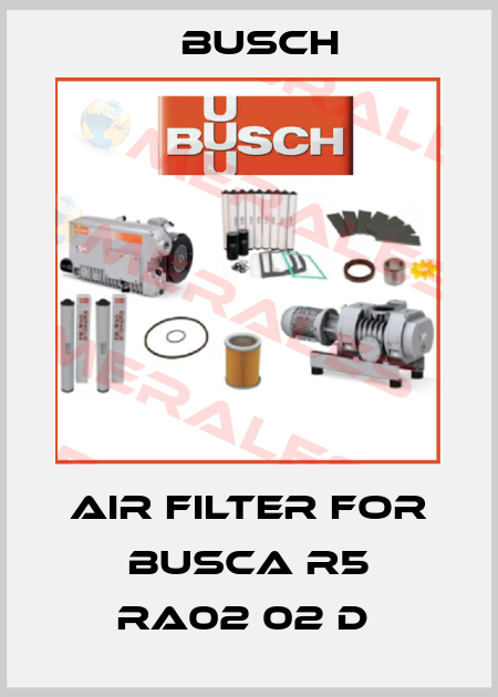 Air Filter For BUSCA R5 RA02 02 D  Busch