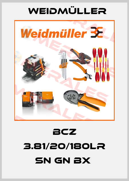 BCZ 3.81/20/180LR SN GN BX  Weidmüller