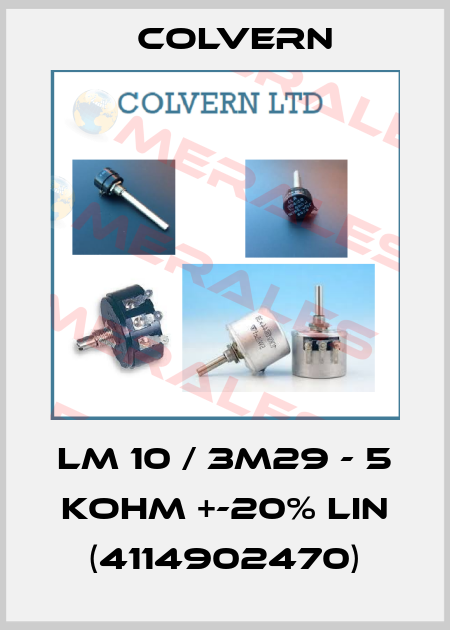 LM 10 / 3M29 - 5 Kohm +-20% Lin (4114902470) Colvern