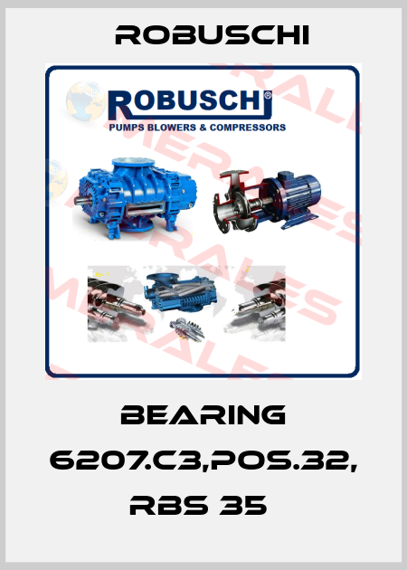 Bearing 6207.C3,Pos.32, RBS 35  Robuschi