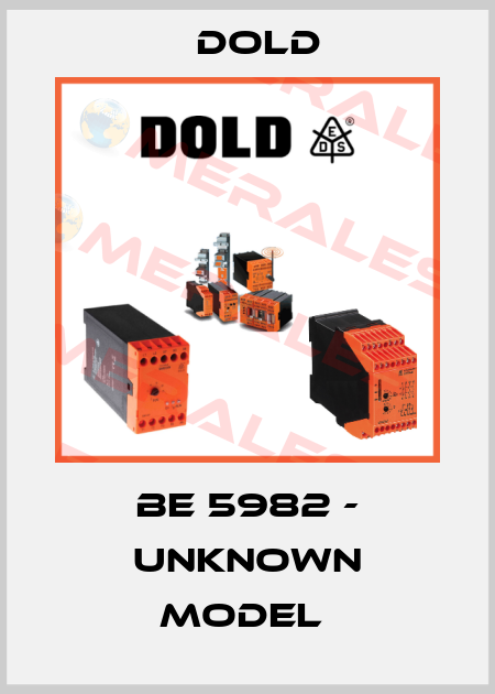 BE 5982 - unknown model  Dold