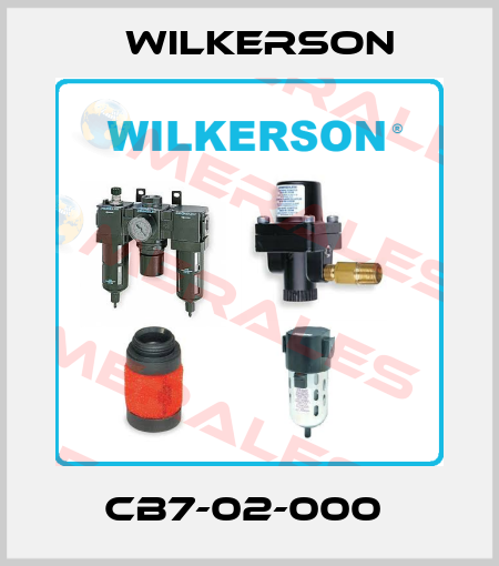 CB7-02-000  Wilkerson