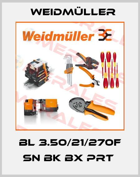 BL 3.50/21/270F SN BK BX PRT  Weidmüller
