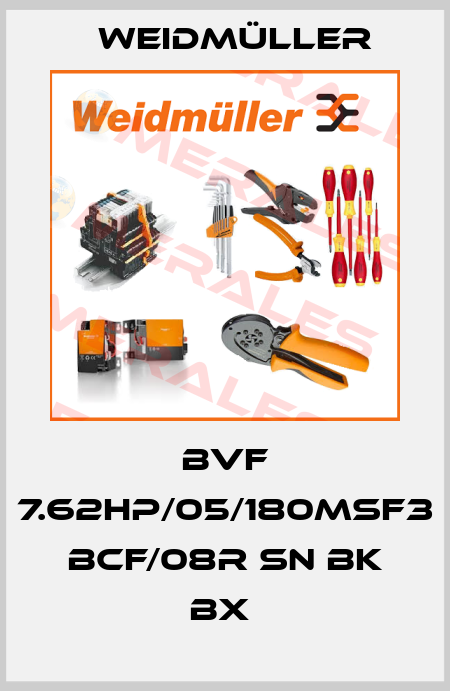 BVF 7.62HP/05/180MSF3 BCF/08R SN BK BX  Weidmüller