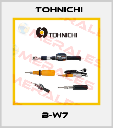 B-W7  Tohnichi