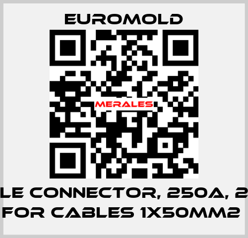 Cable connector, 250A, 24kV for cables 1x50mm2  EUROMOLD