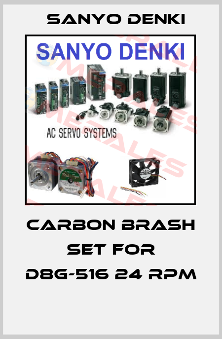 Carbon Brash set for D8G-516 24 RPM  Sanyo Denki