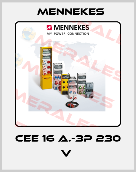 CEE 16 A.-3P 230 V  Mennekes