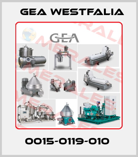0015-0119-010  Gea Westfalia