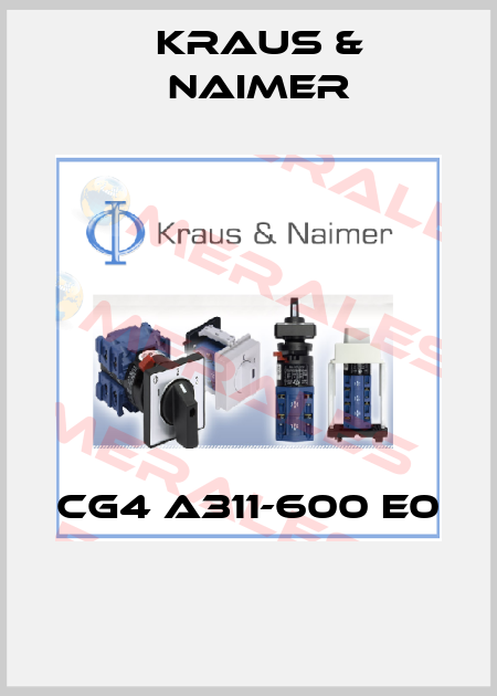 CG4 A311-600 E0  Kraus & Naimer
