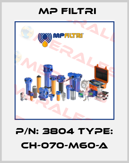 P/N: 3804 Type: CH-070-M60-A MP Filtri