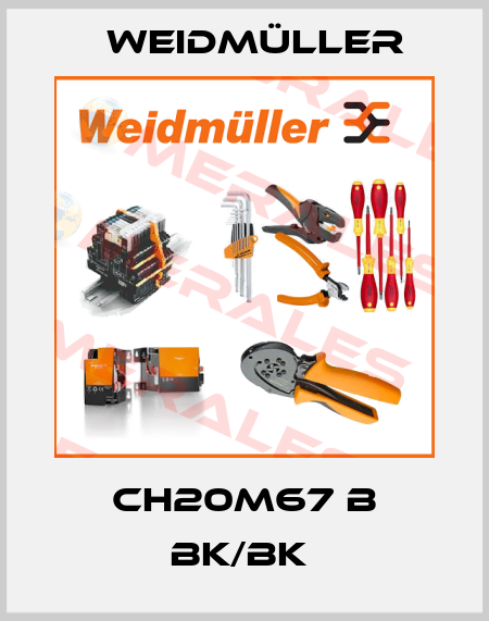 CH20M67 B BK/BK  Weidmüller