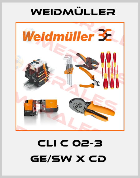 CLI C 02-3 GE/SW X CD  Weidmüller