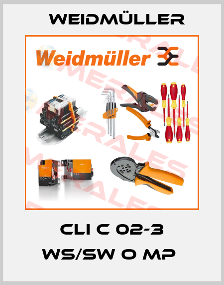 CLI C 02-3 WS/SW O MP  Weidmüller
