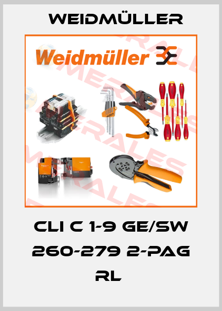 CLI C 1-9 GE/SW 260-279 2-PAG RL  Weidmüller