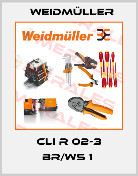 CLI R 02-3 BR/WS 1  Weidmüller