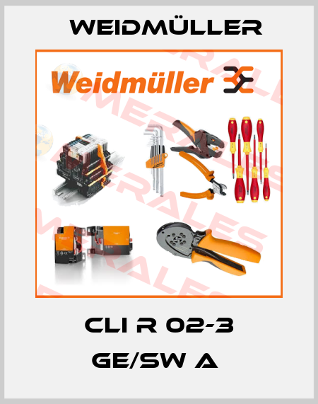 CLI R 02-3 GE/SW A  Weidmüller