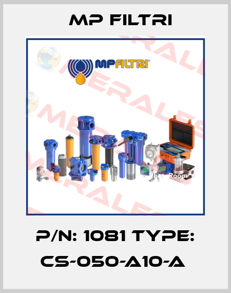 P/N: 1081 Type: CS-050-A10-A  MP Filtri