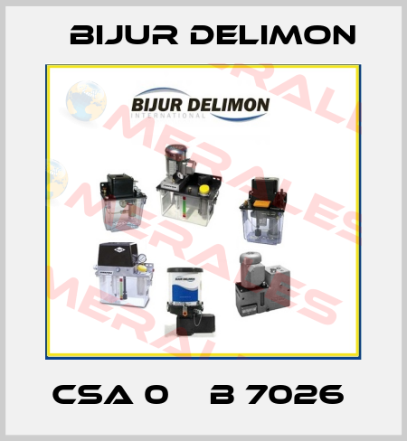 CSA 0    B 7026  Bijur Delimon