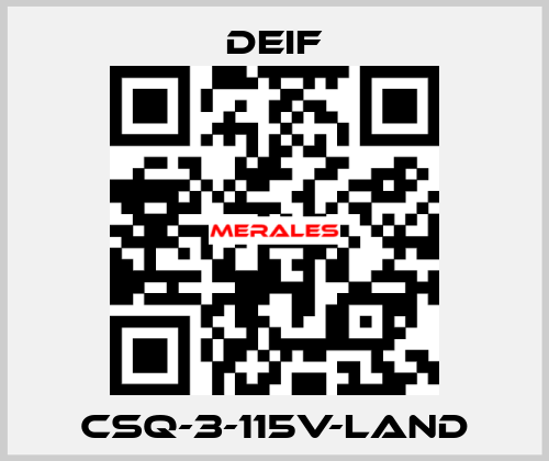 CSQ-3-115V-LAND Deif