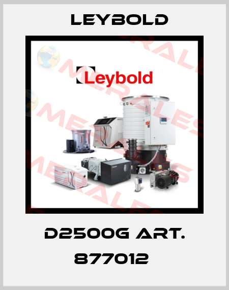D2500G ART. 877012  Leybold