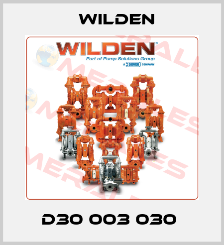 D30 003 030  Wilden