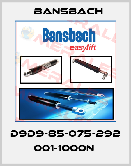 D9D9-85-075-292 001-1000N  Bansbach