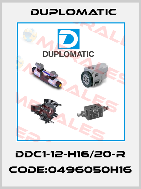DDC1-12-H16/20-R CODE:0496050H16 Duplomatic
