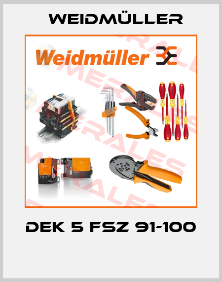 DEK 5 FSZ 91-100  Weidmüller
