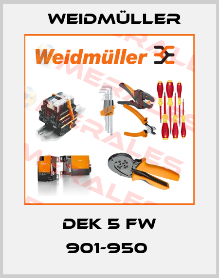 DEK 5 FW 901-950  Weidmüller