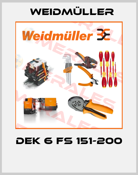 DEK 6 FS 151-200  Weidmüller
