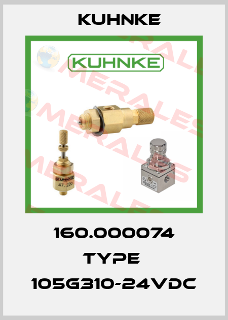 160.000074 Type  105G310-24VDC Kuhnke
