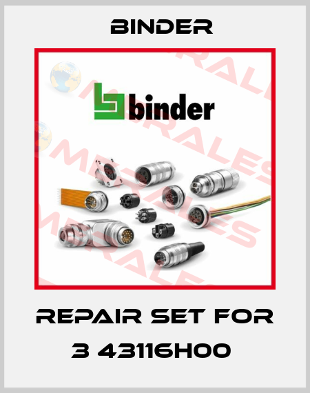 repair set for 3 43116H00  Binder
