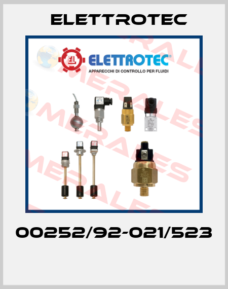 00252/92-021/523  Elettrotec