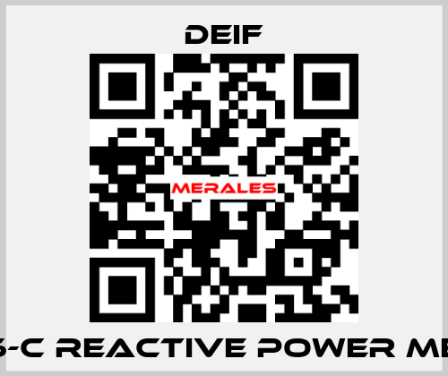 DQ96-C REACTIVE POWER METER  Deif