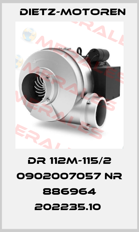 dr 112M-115/2 0902007057 nr 886964 202235.10  Dietz-Motoren