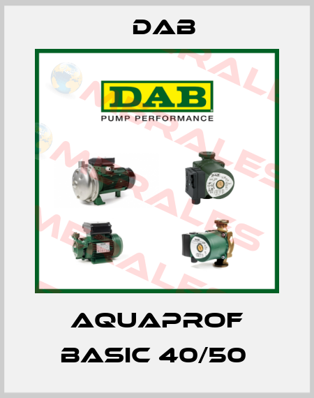 AQUAPROF BASIC 40/50  DAB