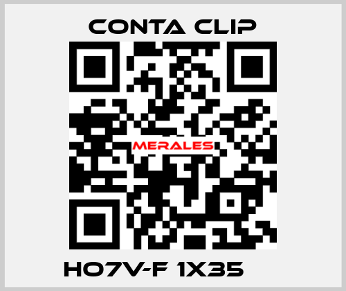 HO7V-F 1X35      Conta Clip