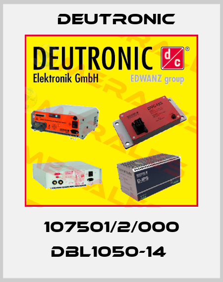 107501/2/000 DBL1050-14  Deutronic